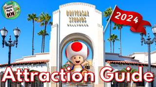 Universal Studios Hollywood ATTRACTION GUIDE  2024  All Rides + Shows   Los Angeles, California