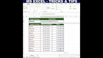सीखे जादू #excel का 👍😊 How to Use XLOOKUP for Reverse Order Search #shorts #shortsvideo #Shortsfeed🔥