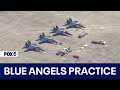 Blue Angels practice today
