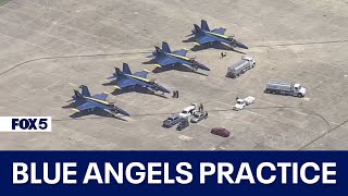 Blue Angels practice today