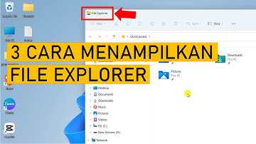 3 Cara Menampilkan File Explorer di Windows 10 / 11 serta Pasangkan ke Taskbar