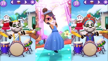 My Talking tom 2 vs my talking angela 2 Dance 🎉🥳Android Game Play