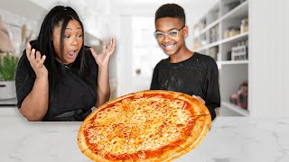 Can my 12 year old son make a pizza from scratch!