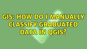 GIS: How do I manually classify graduated data in QGIS?