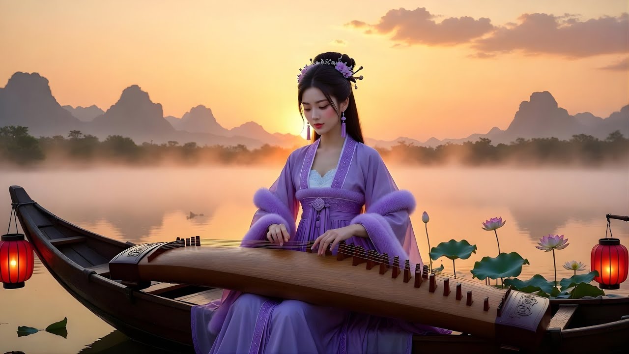 Chinese Zen Music for Sleep 🌿🌙 Soft Bamboo Flute, Erhu & Guzheng Night ...