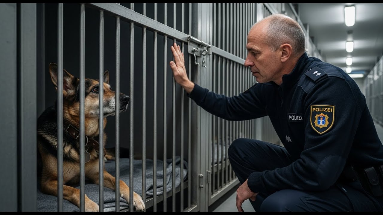 Niemand Wollte Diesen Pensionierten Polizeihund – Bis Ein Beamter Sah, Was Am Halsband Stand