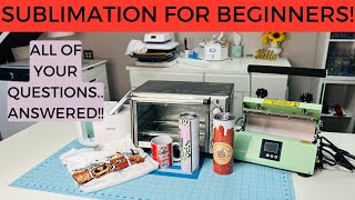 SUBLIMATION FOR BEGINNERS | EVERYTHING YOU NEED + NEED TO KNOW AS A NEWBIE | PRINTER, INK, SETTINGS