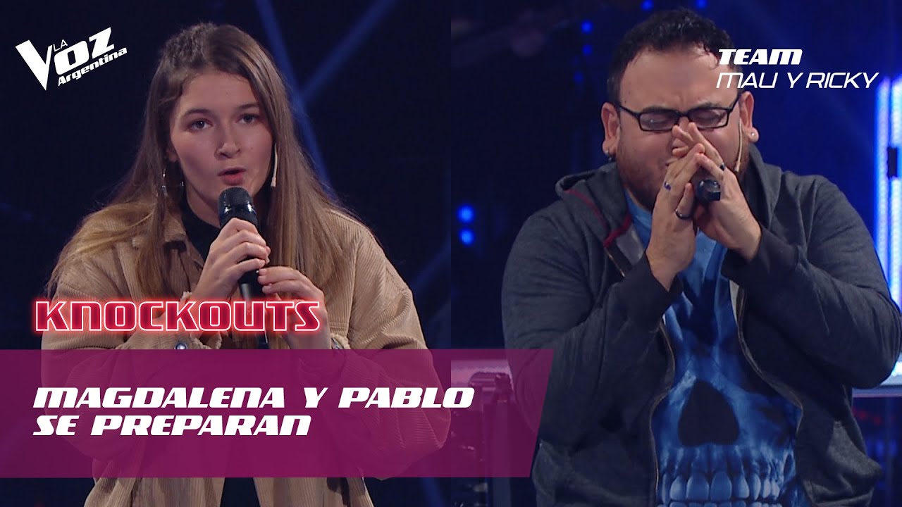 Magdalena Cullen y Pablo Santillán Coacheo Knockouts La Voz