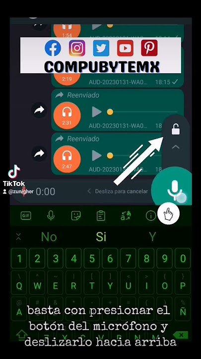 enviar audio #whatsapp  #aprende #tutorial
