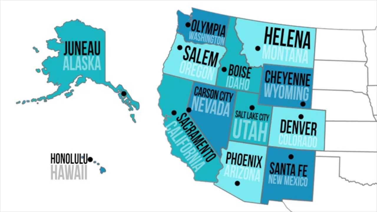 Us Map States And Capitals