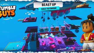 Playing the *BEAST UP* Workshop map in Stumble Guys#viral