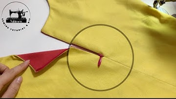 📌 May khoá giọt lệ phẳng đẹp | Easy and beautiful invisible zipper sewing step by step | Nabiesew