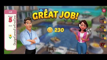 Home Design : Waikiki Life - Level 4 gameplay design decor match game walkthrough