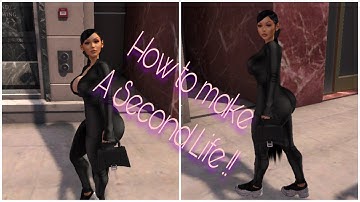 Getting Started On Sl: How To Make A Second Life Avi!!