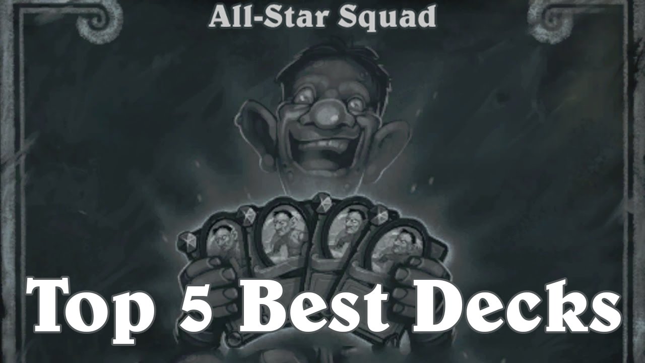 Hearthstone Top 5 Best Decks For The All Star Squad Tavern Brawl Youtube - tavern brawl all star squad mage