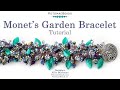 Monet's Garden Bracelet - DIY Jewelry Making Tutorial by PotomacBeads