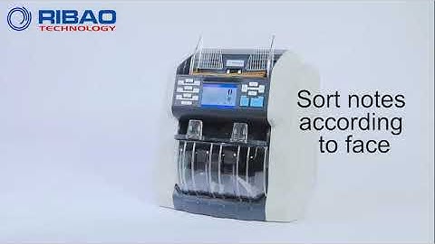 RIBAO BCS-160 non-stop 1+1 pocket banknote discriminator and sorter