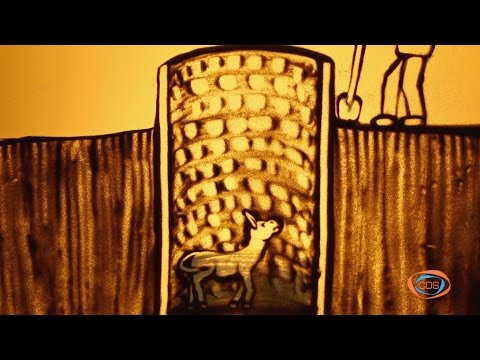 ქვიშის სამყარო - ვირი და ჭა (with English subtitles) | ქვიშაზე ხატვა