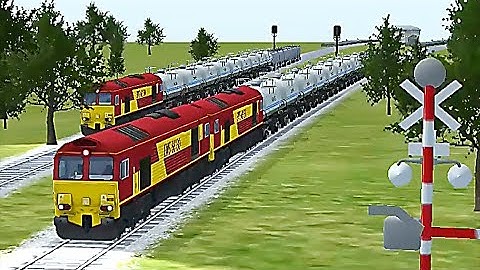 Train Sim - American Midwest Using British Rail Class 66 - Simulasi Kereta Api