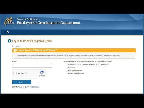EDD website is down, causing confusion for California ...