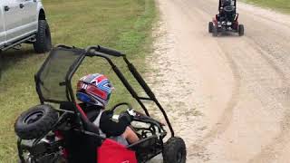 Coleman CK100 Review - Christmas present from Gramps - Walmart GoKart Go Kart Go-Kart