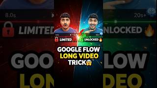 Google Flow Long Video Trick 😳 AI Creators Ke Liye Game Changer Hain! 🔥