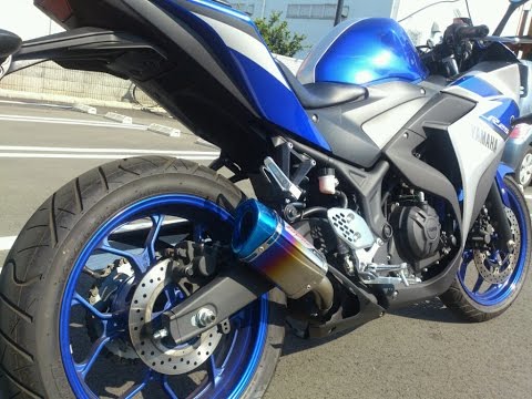 YZFーR25 RC甲子園ヒットマン チタン製スリップオンマフラー YZFーR25 RC甲子園ヒットマン チタン製スリップオンマフラー RC