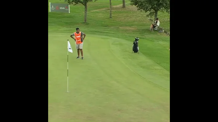 Linda Wessberg with a perfect chip on the 17th | D...