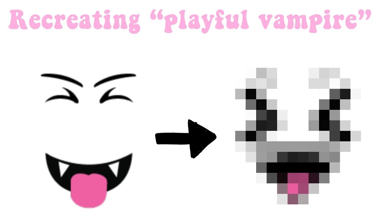 How To Make A Fake Playful Vampire Face On Roblox - Youtube How To Make A Fake Playful Vampire Face On Roblox - Youtube