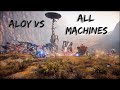 Aloy vs all machines  bosses simultaneously  ultra hard hzd arena