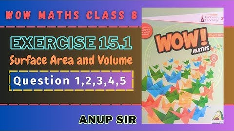 Ex 15.1 Question 1,2,3,4,5(a,b) | Chapter 15 wow maths class 8 | class 8 wow maths @DANGICLASSES