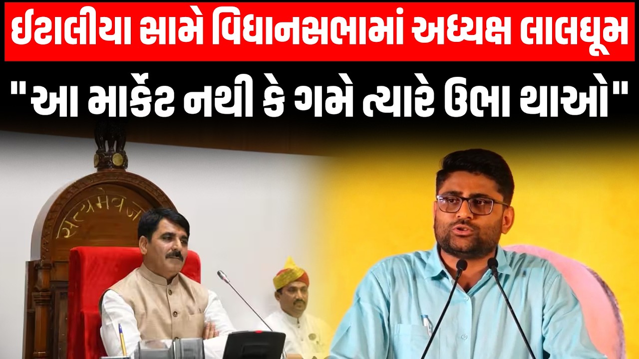 Gujarat વિધાનસભા ગૃહમાં Gopla Italia સામે અધ્યક્ષ Shankar Chaudhary કેમ થયા લાલઘૂમ?