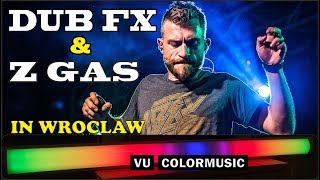 Dub FX & Zgas in Wroclaw / VU-ColorMusic V2.2/ VU-Meter