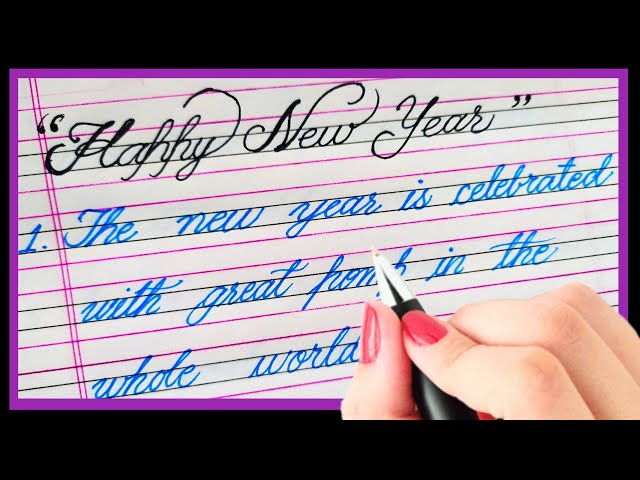 10 lines on happy new year in english | copy pen school class=