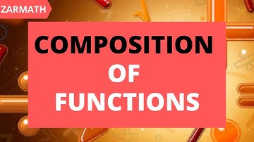Composition of Functions in Urdu | Composition of Functions Class 12 | Zarmath