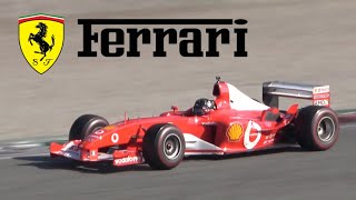 Ferrari F1 Clienti | Monza 2022 - F2003-Ga, F2008, F138, Sf70H | V10, V8, V6 Turbo Engine Sound!