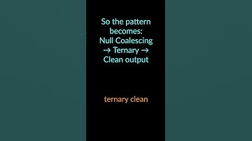 Chaining Null Coalescing Operator and Ternary Operator