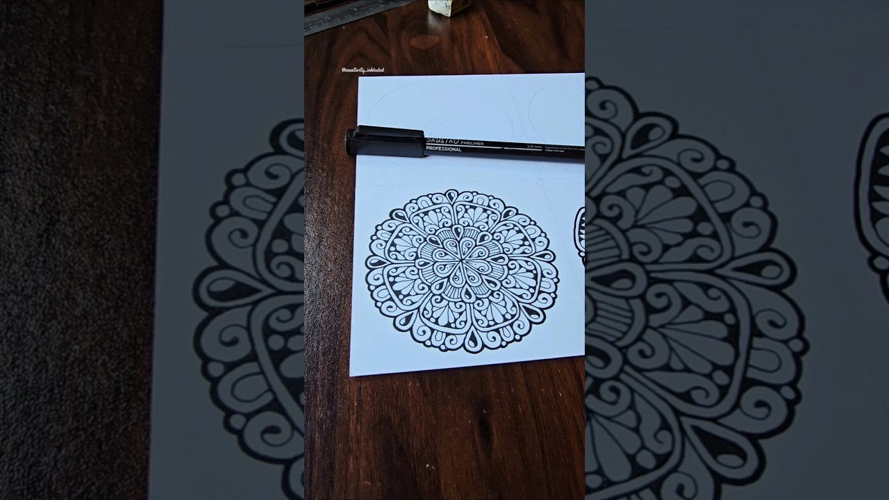 Grab a pen and draw a mandala with me—let’s get lost in the patterns together! 
