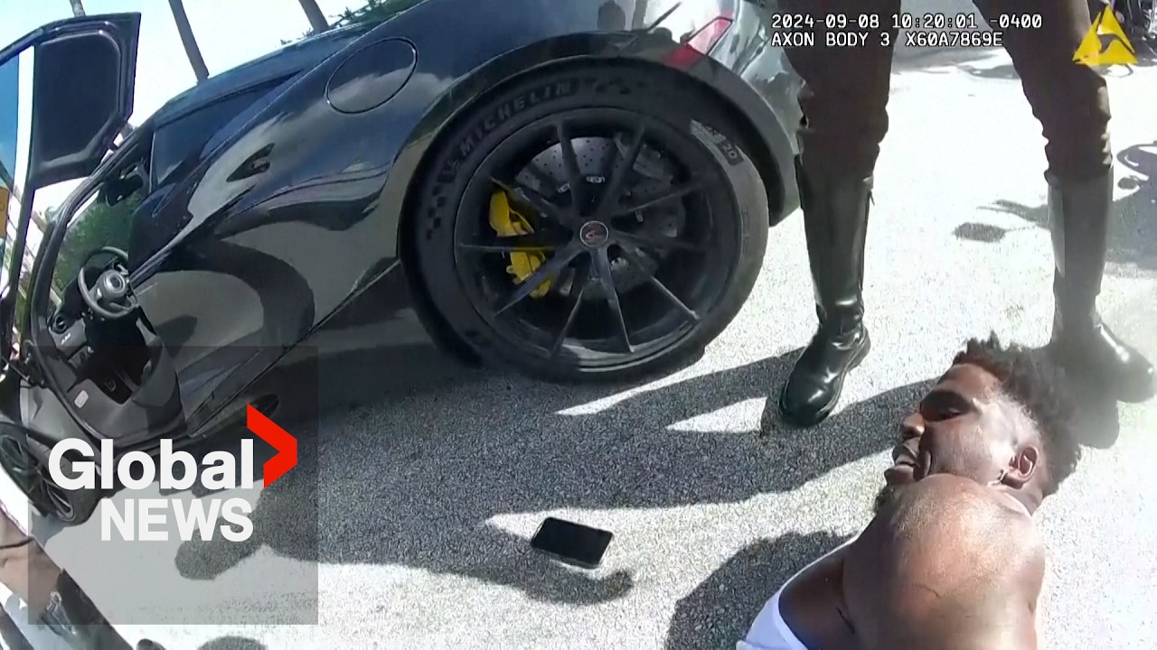 Tyreek Hill video: Footage shows NFL star cuffed, pulled out of car by police
