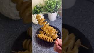 Delicious Fried botatoo (البطاطا المقلية الحلزونية على طريقتي)