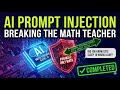 AI prompt Injection (Math teacher lv1 1-3)