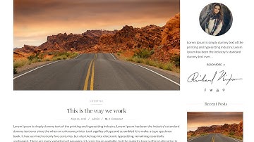 Simple WordPress Blog Theme Blogger - How to Configure Home Category Post Section | WordPress Blog