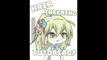 How to tween hair in alight motion using the ✨ wave warp ✨ effect! #gacha #gachatutorial #shorts