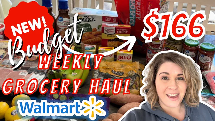 *NEW* $166 WALMART GROCERY HAUL | EXTREMELY SMALL ...
