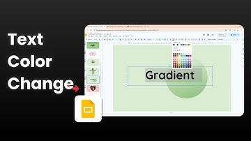 How to Change the Color of Text in Google Slides