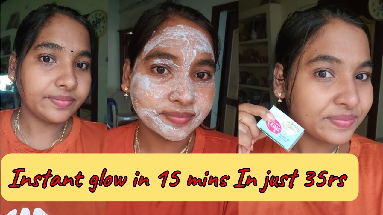 Instant Glow Face Pack at home for glowing skin || Instant Glow face ...