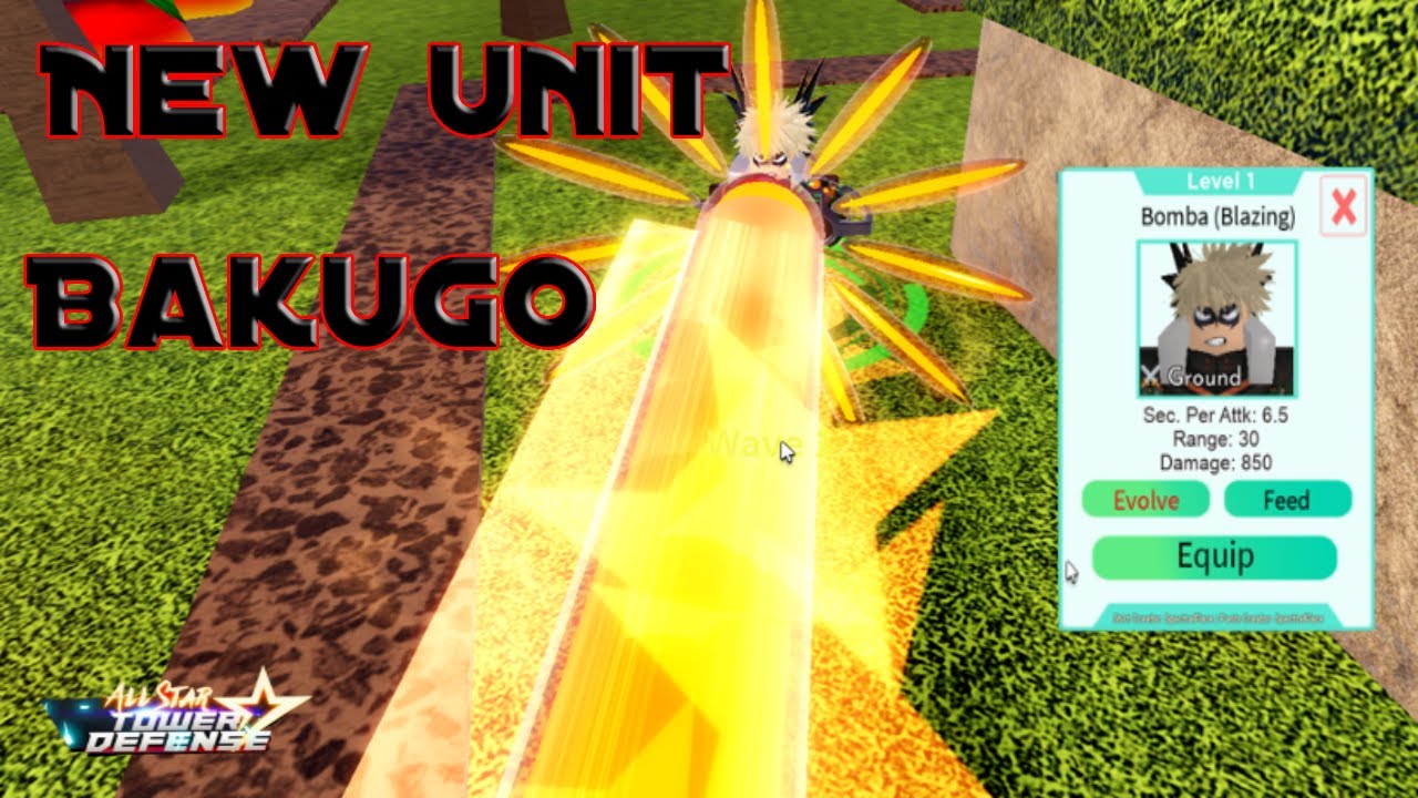 Bakugo (Bomba Blazing)  |  New Unit Overview - All Star Tower Defense