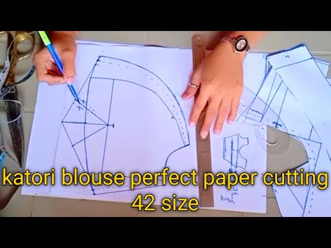 katori blouse perfect paper cutting| 42size|