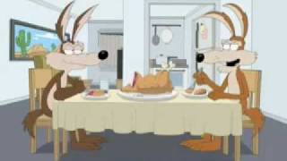 Family Guy - Coyote finally gets the Road Runner