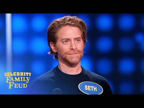 Gross! Seth Green would hate to find this in his food! | Celebrity Family Feud